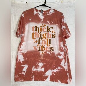 tie dye graphic tee shirt